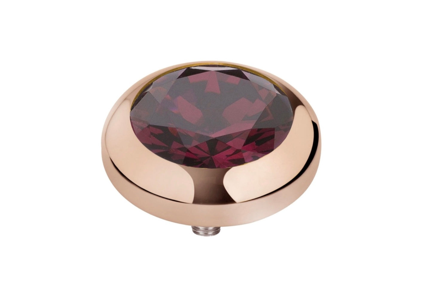 MelanO Vivid CZ Burgundy 7mm