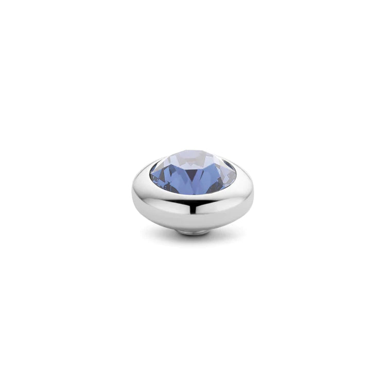 MelanO Vivid CZ Jeans blue 7mm - silver or Rose gold