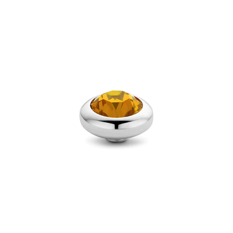 MelanO Vivid CZ Orange 7mm - Rose gold