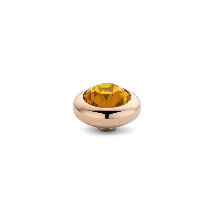 MelanO Vivid CZ Orange 7mm - Rose gold