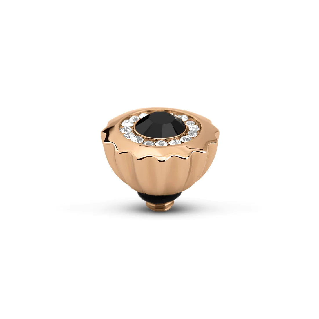 MelanO Twisted Ribbed Black - silver or gold
