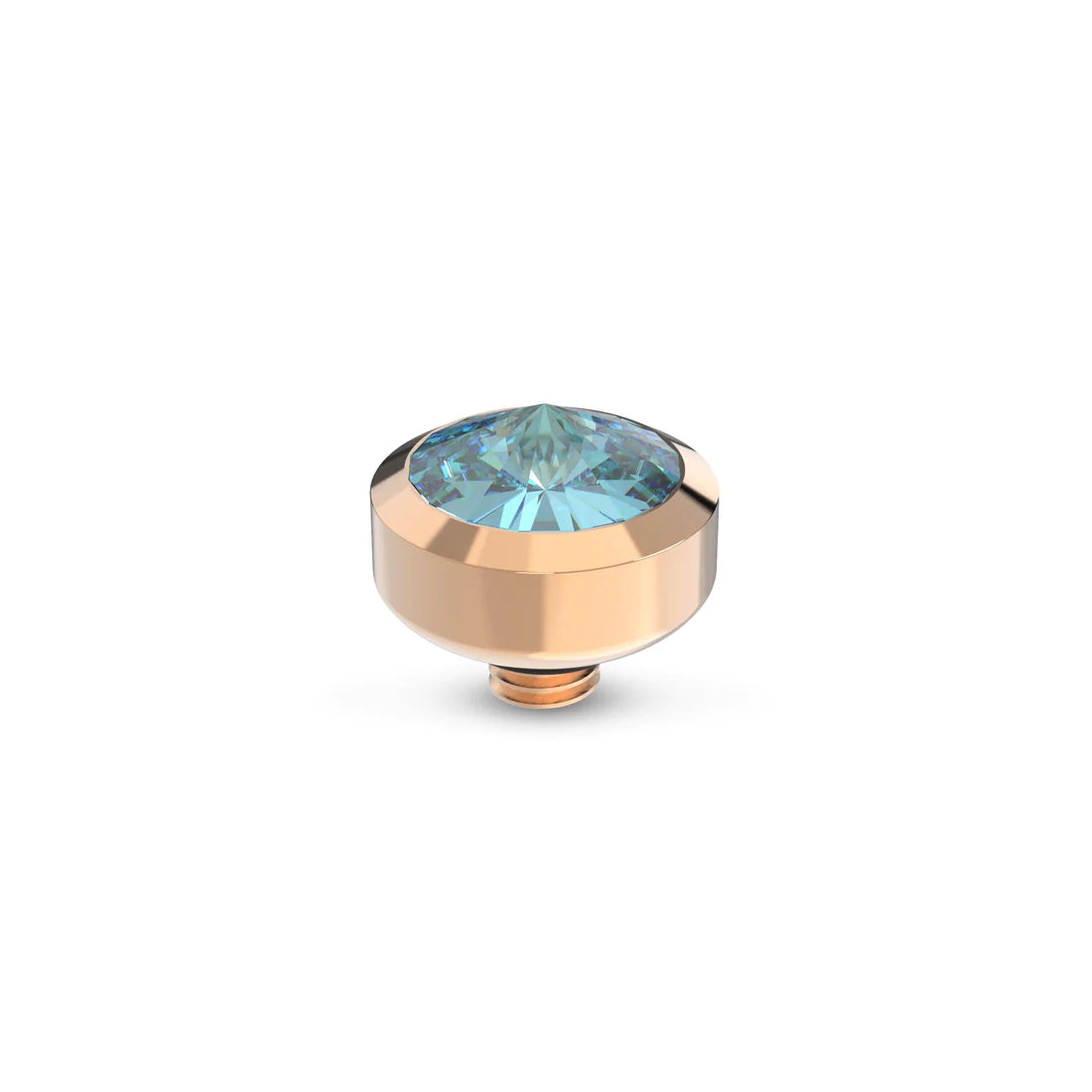 MelanO Twisted Glossy 6mm Aqua Bohemia