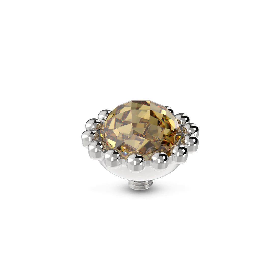 MelanO Twisted Bali Facet champagne - silver