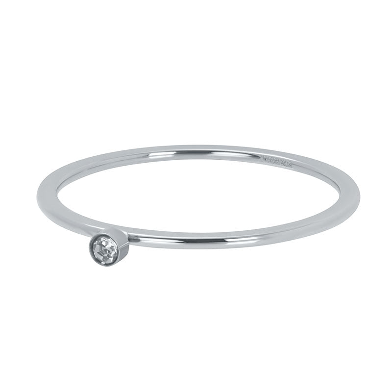i.X.X.X.i infill ring Zirconia 1 stone - 3 colours - 1mm
