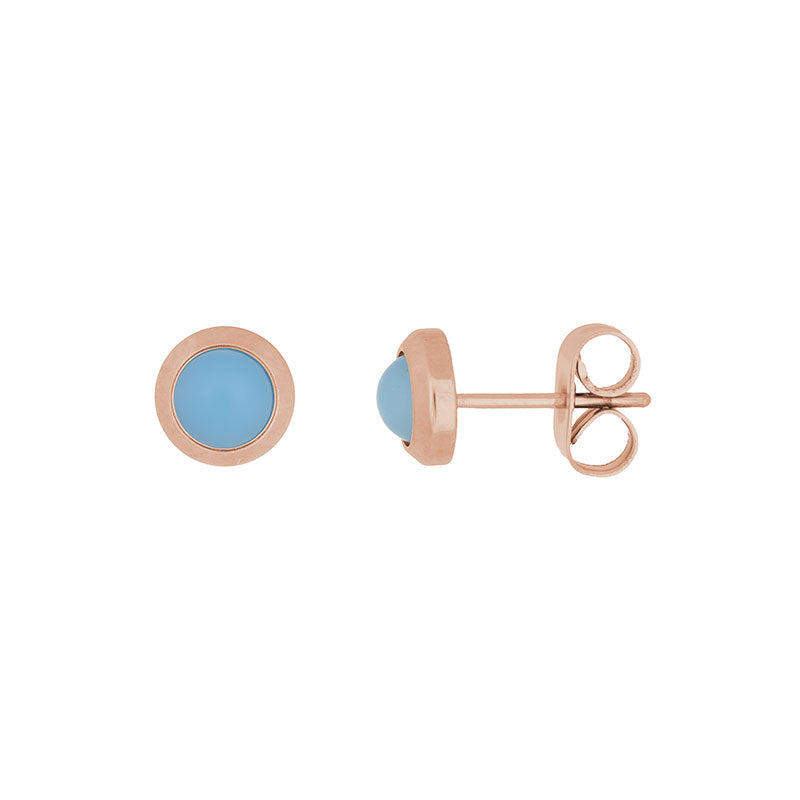 i.X.X.X.i Studs Matt Violet - gold or Rose gold