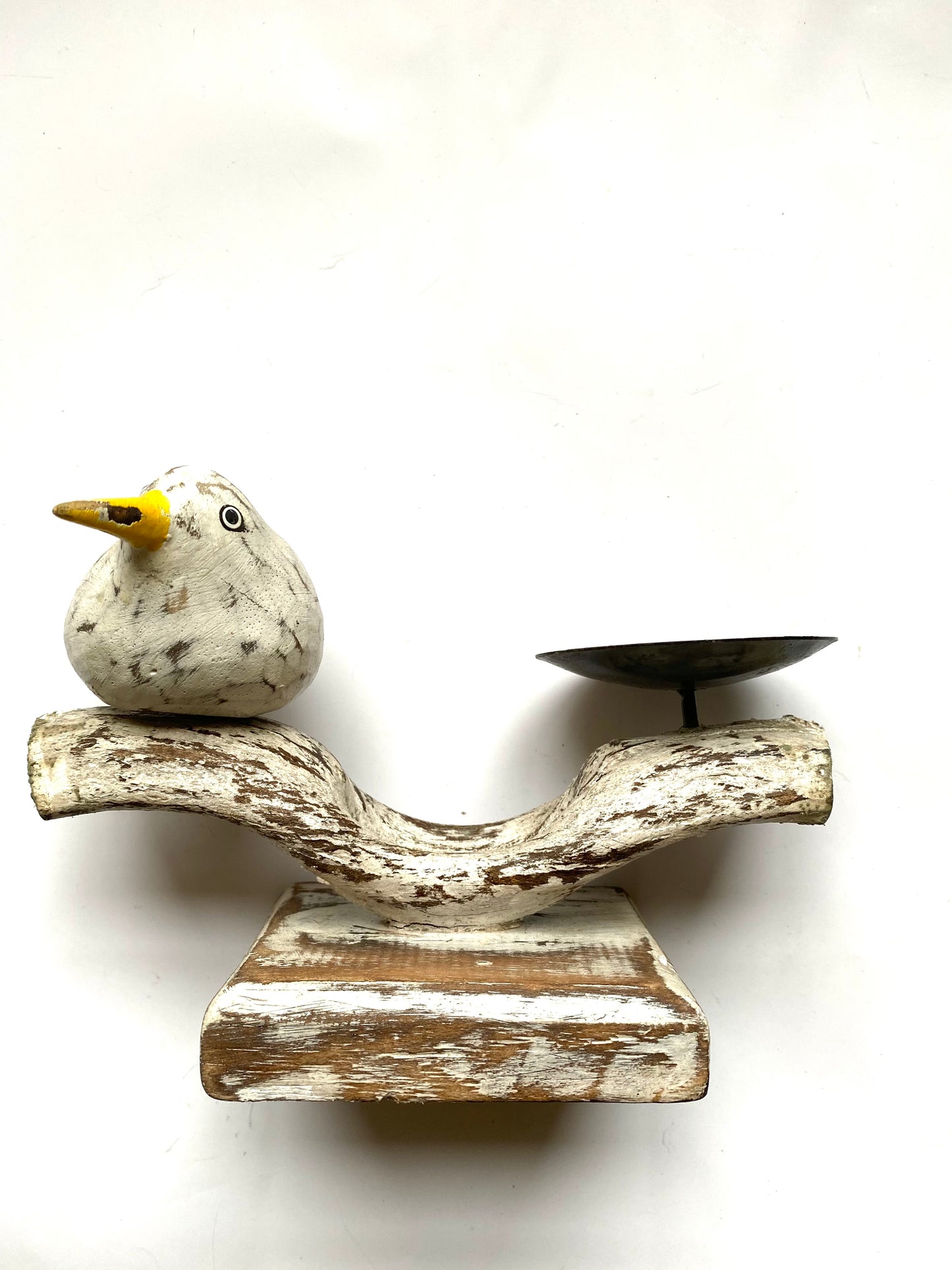 Wooden Seagull Tea Light holder