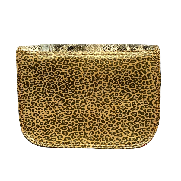 Leather Bag Metallic Animal Print - was £38 Reduced!