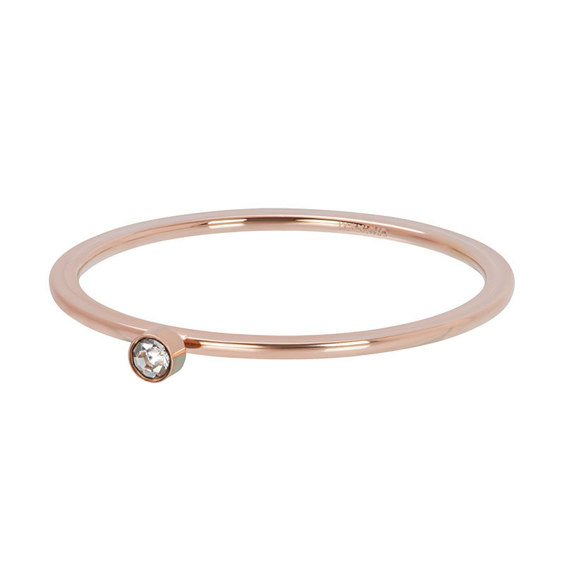 i.X.X.X.i infill ring Zirconia 1 stone - 3 colours - 1mm