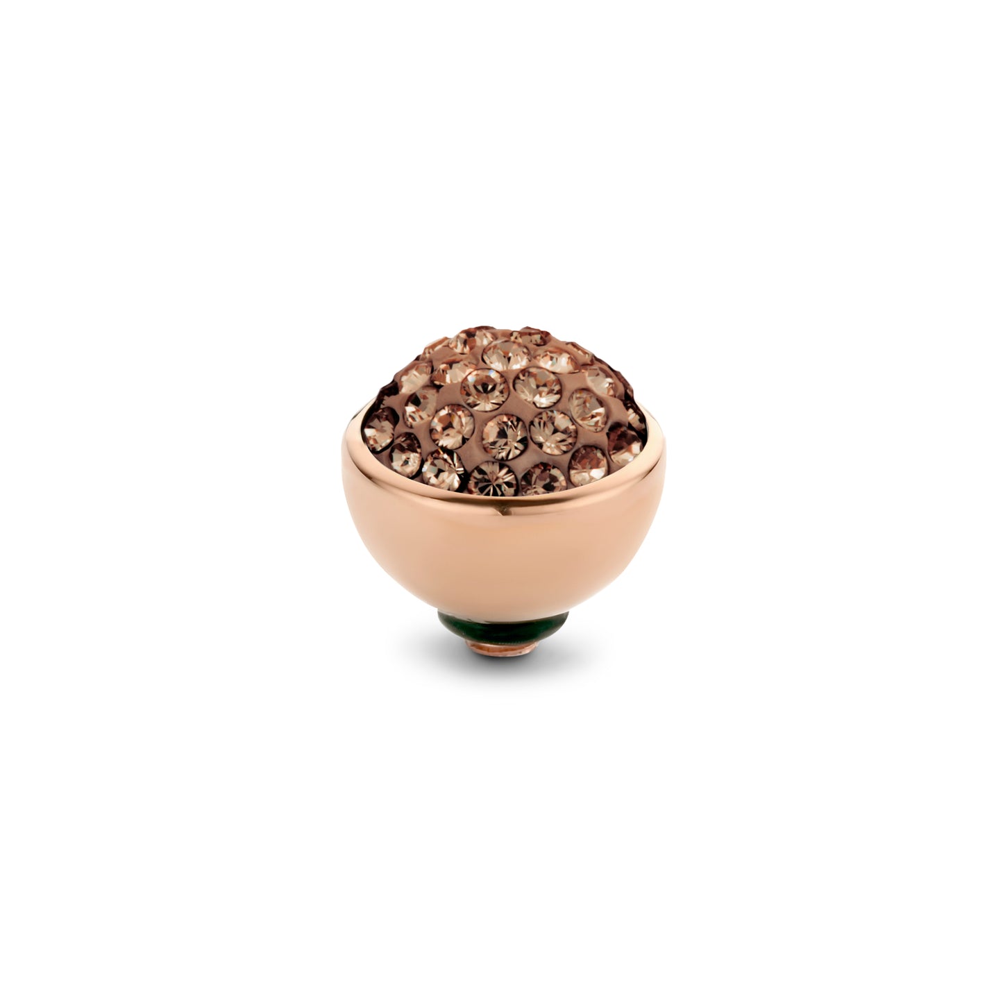 MelanO Twisted Shiny 8mm smoked topaz TM74 - silver or Rose gold