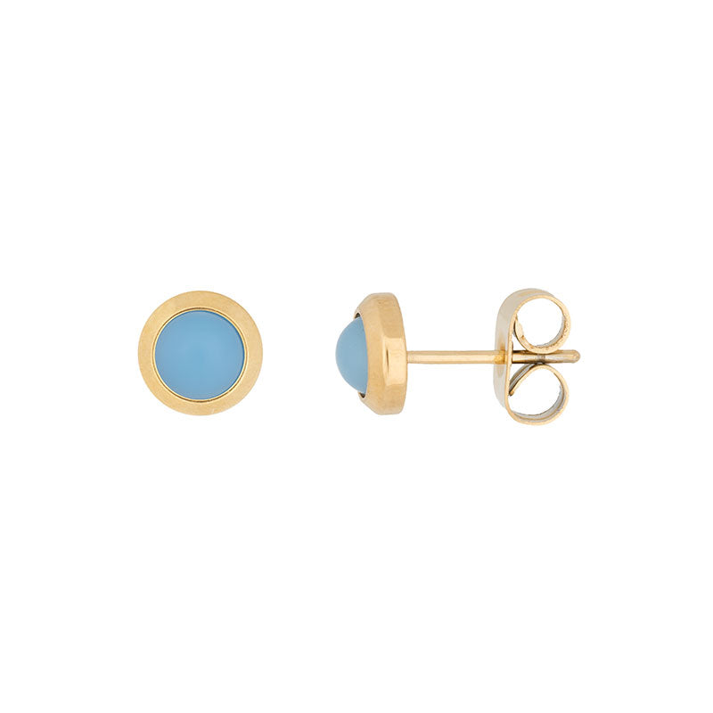 i.X.X.X.i Studs Matt Violet - gold or Rose gold