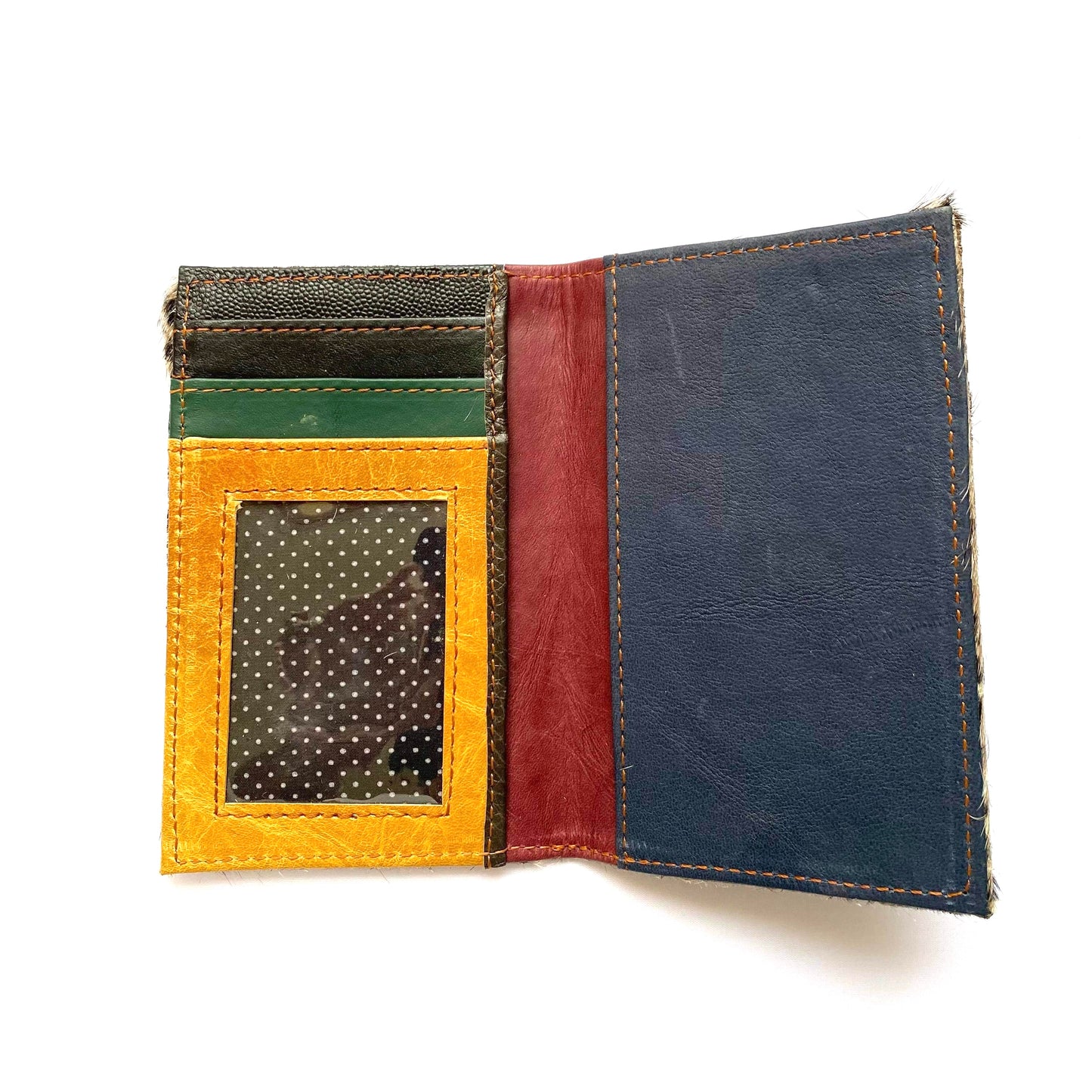 Leather Animal Print Wallet