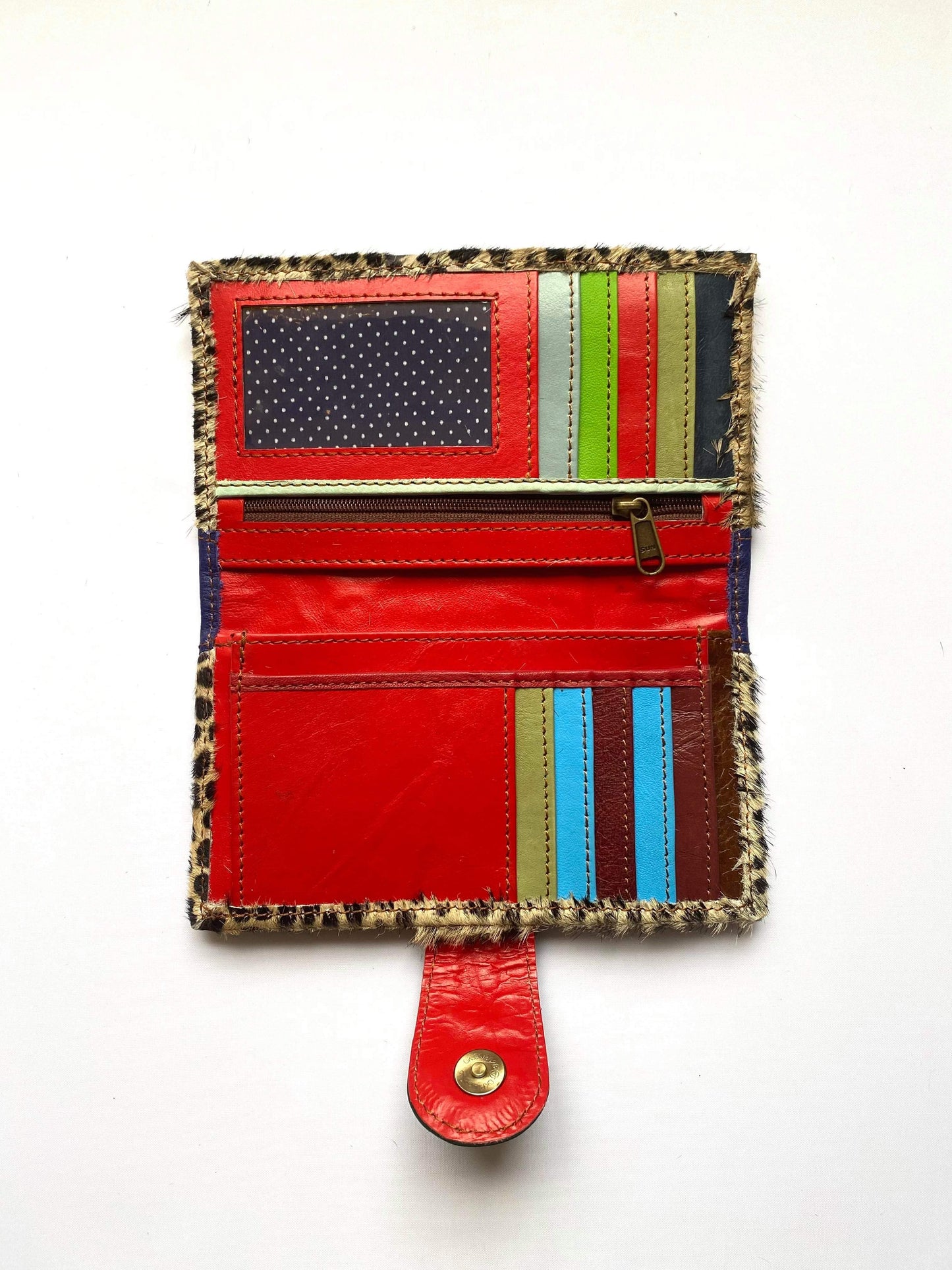 Leather Animal Print Purse