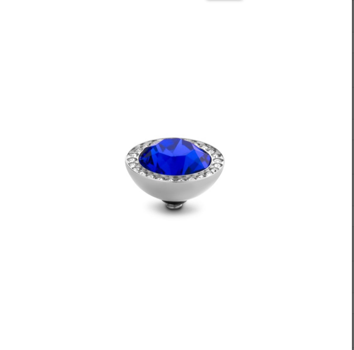 MelanO Twisted 10mm Swarovski CZ - Majestic Blue - silver or rose gold