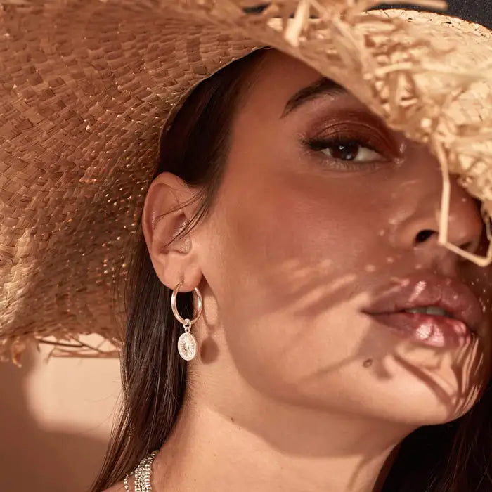 Chlobo Sun Catcher Hoop Earrings