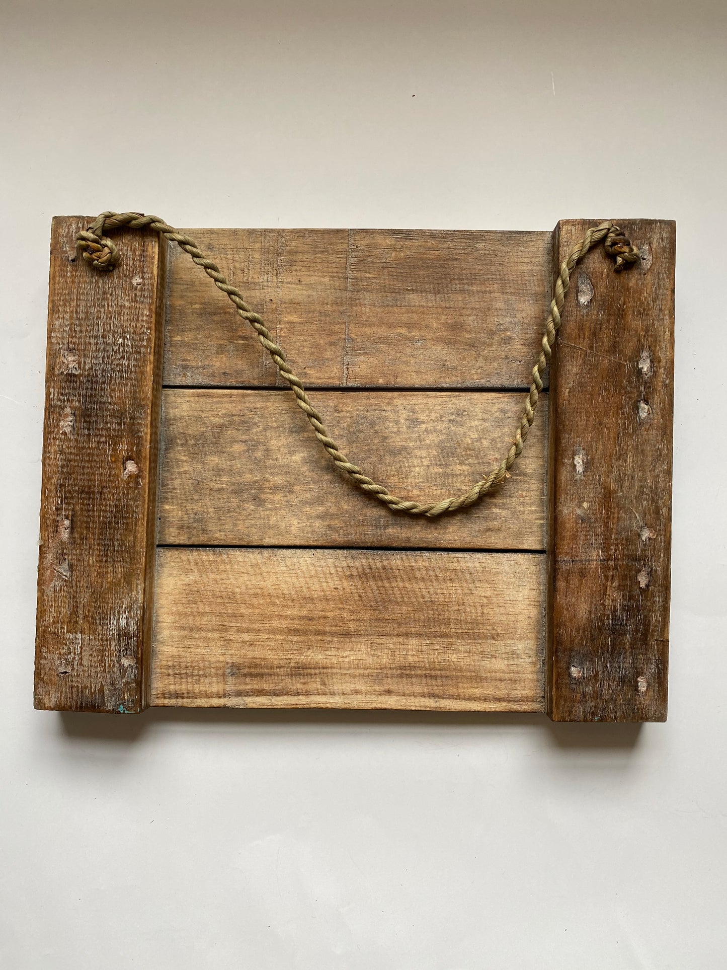 Rustic driftwood plaque