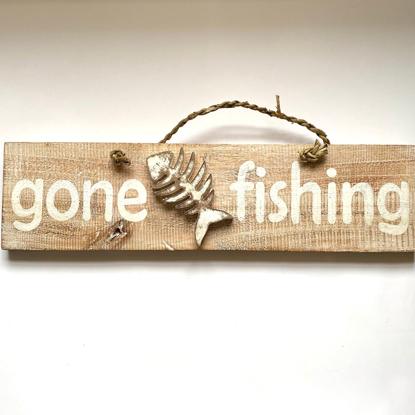 Rustic driftwood plaque