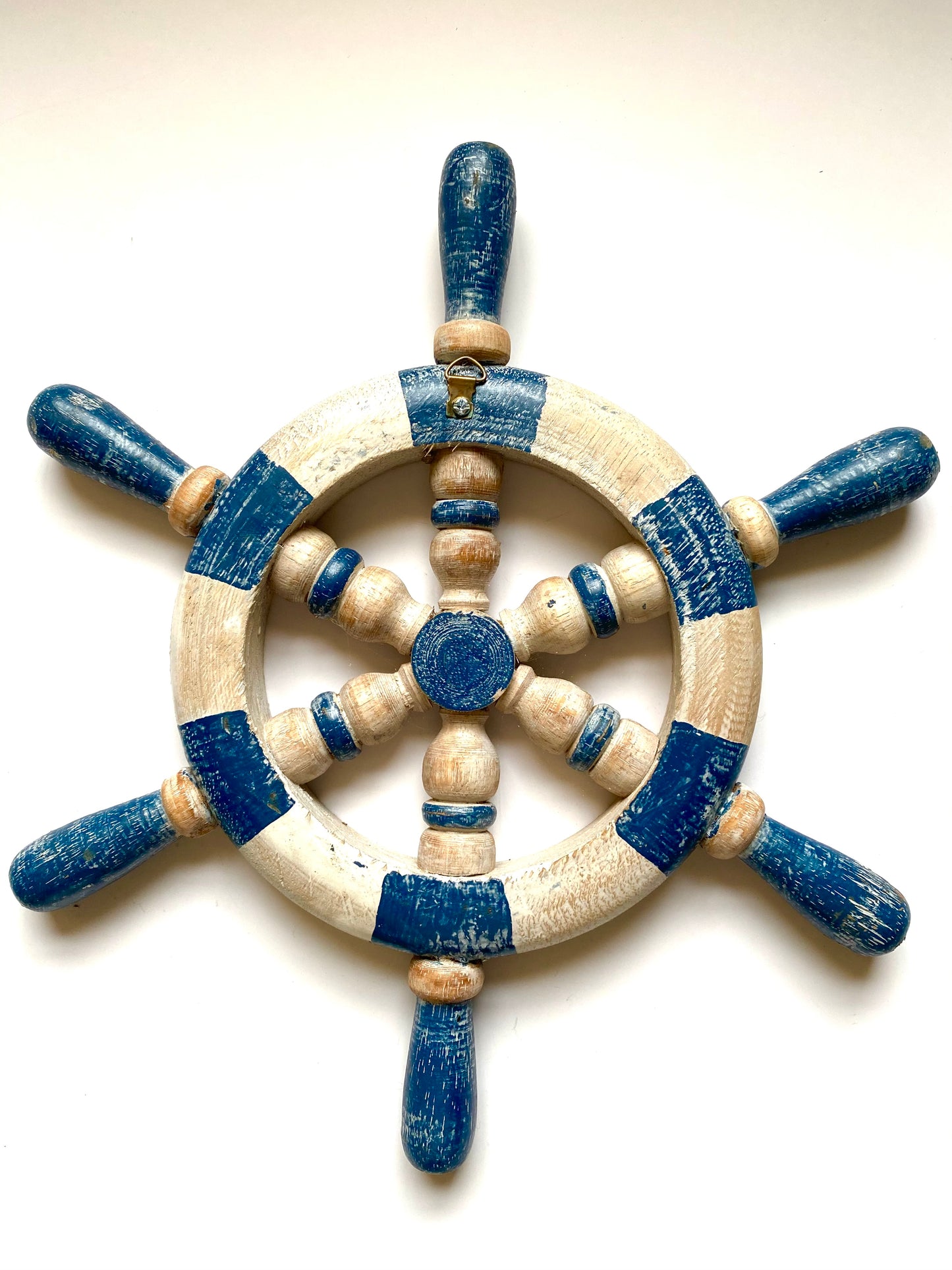 Rustic wooden Ships Wheel - small