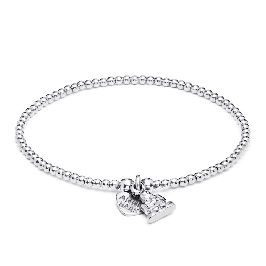 * Annie Haak <br>Santeenie Silver Charm Bracelet