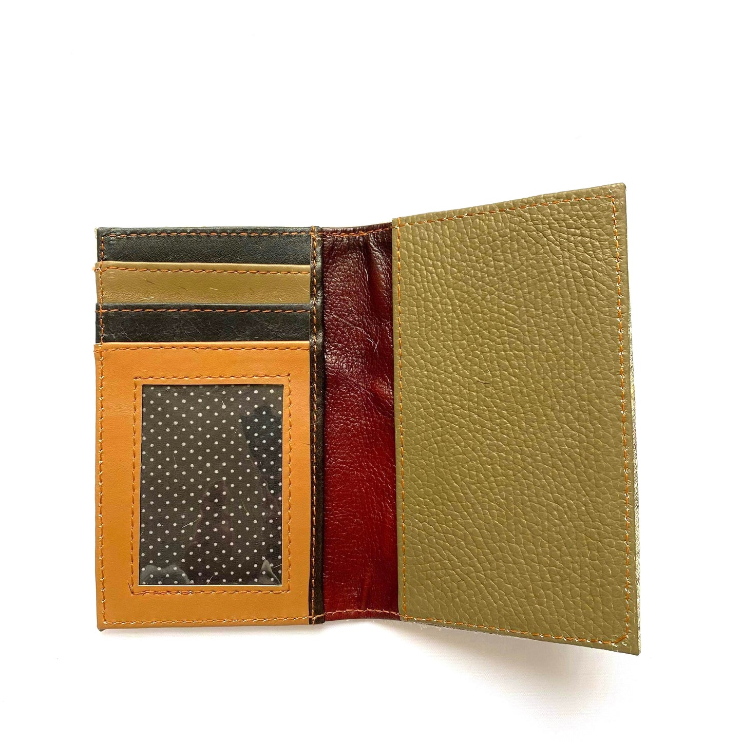 Leather Animal Print Wallet