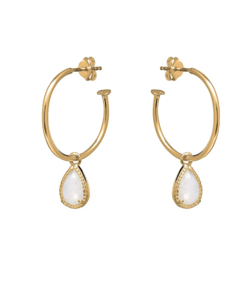 Annie Haak Allure gold hoop earrings