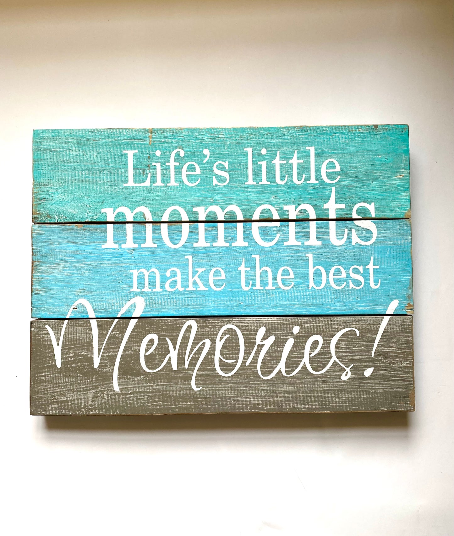 Rustic driftwood plaque