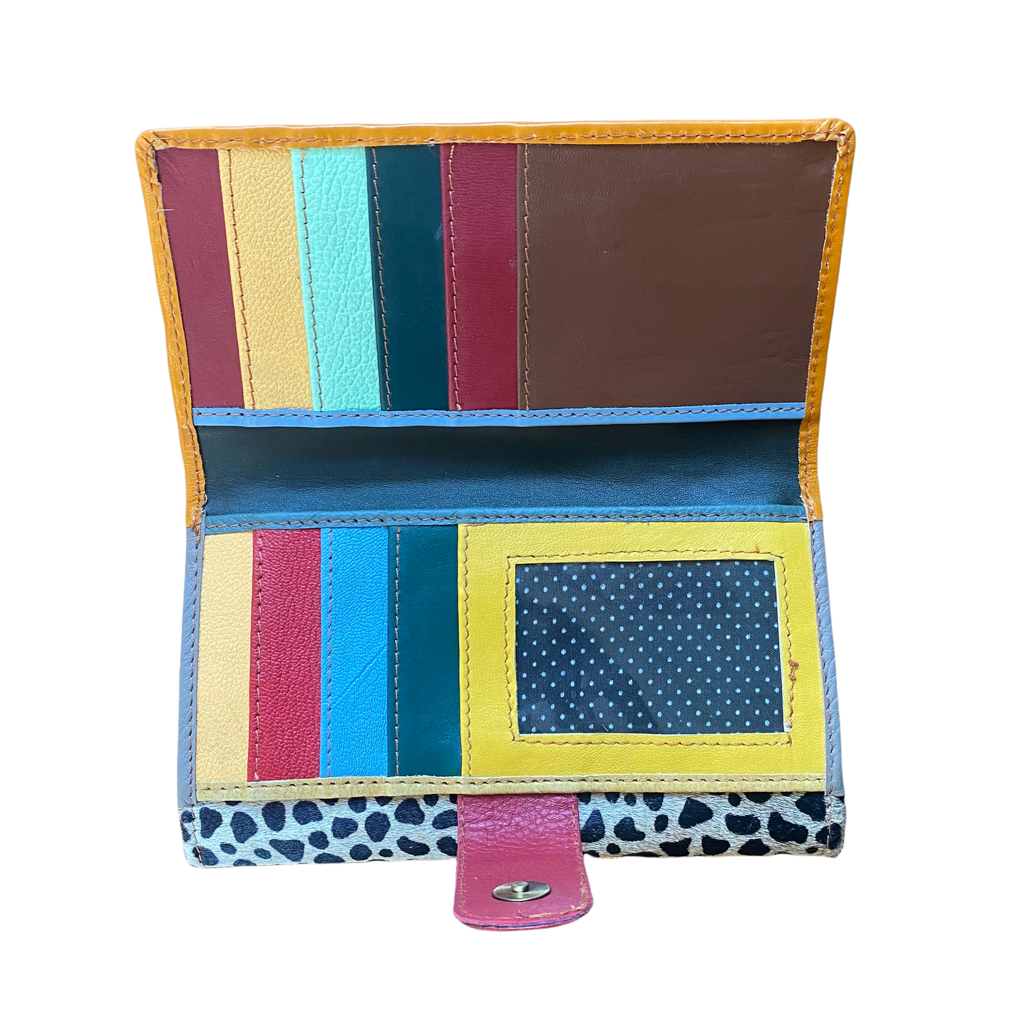 Leather Animal Print Purse