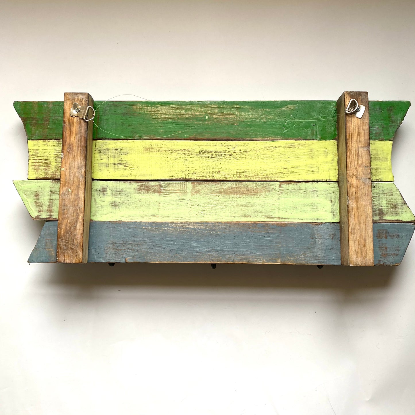 Rustic driftwood coat rack/ hooks