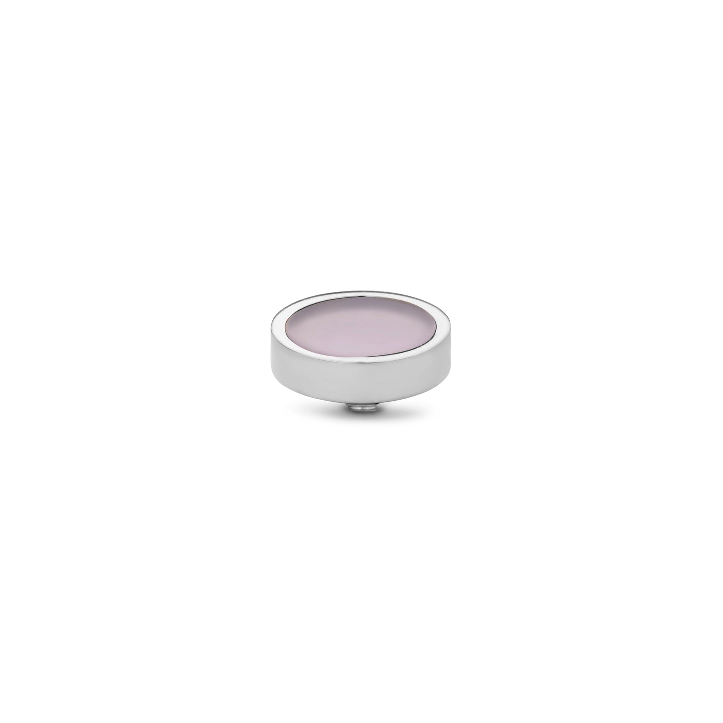 MelanO Twisted Gem Plate Rose Quartz - silver or Rose gold