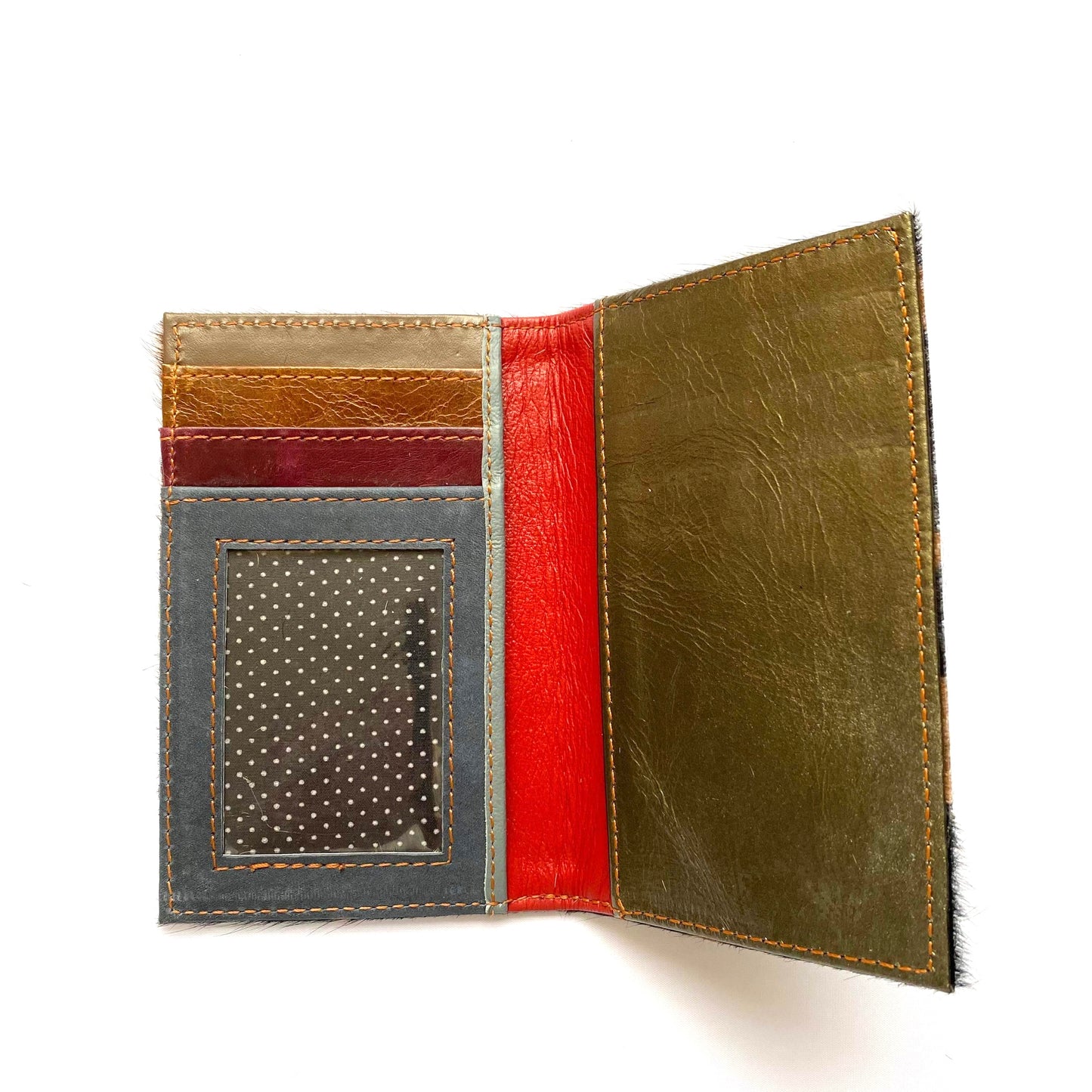 Leather Animal Print Wallet