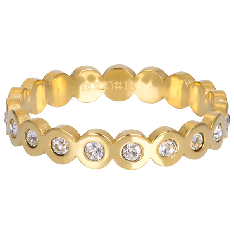 i.X.X.X.i infill ring Big Circle Stone - 3 colours - 4mm