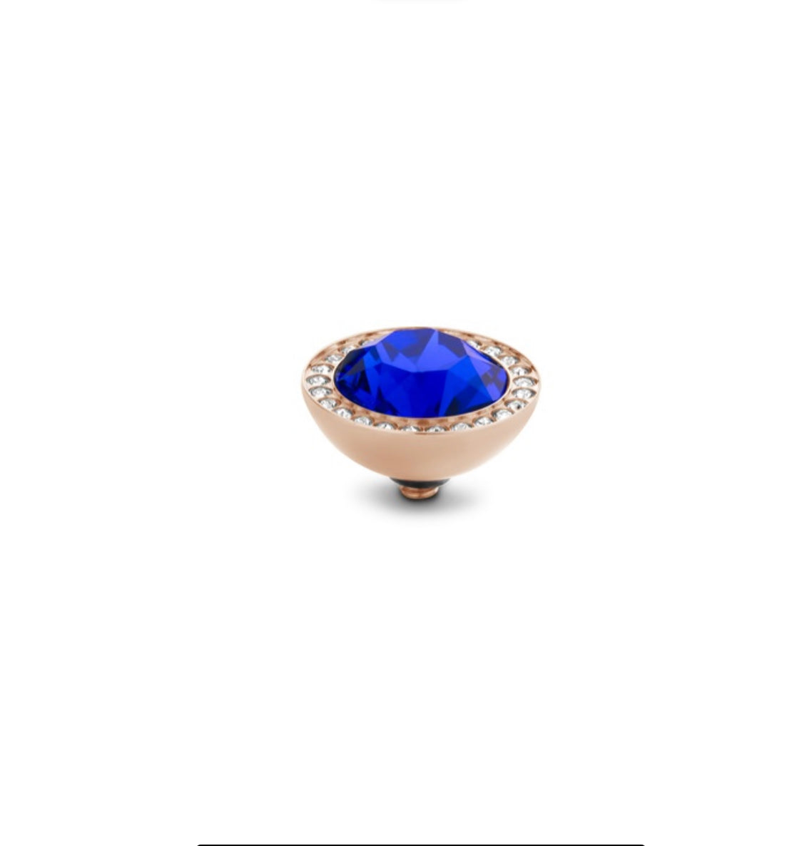 MelanO Twisted 10mm Swarovski CZ - Majestic Blue - silver or rose gold