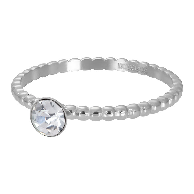 i.X.X.X.i infill ring Balls with Crystal Stone - 3 colours - 2mm