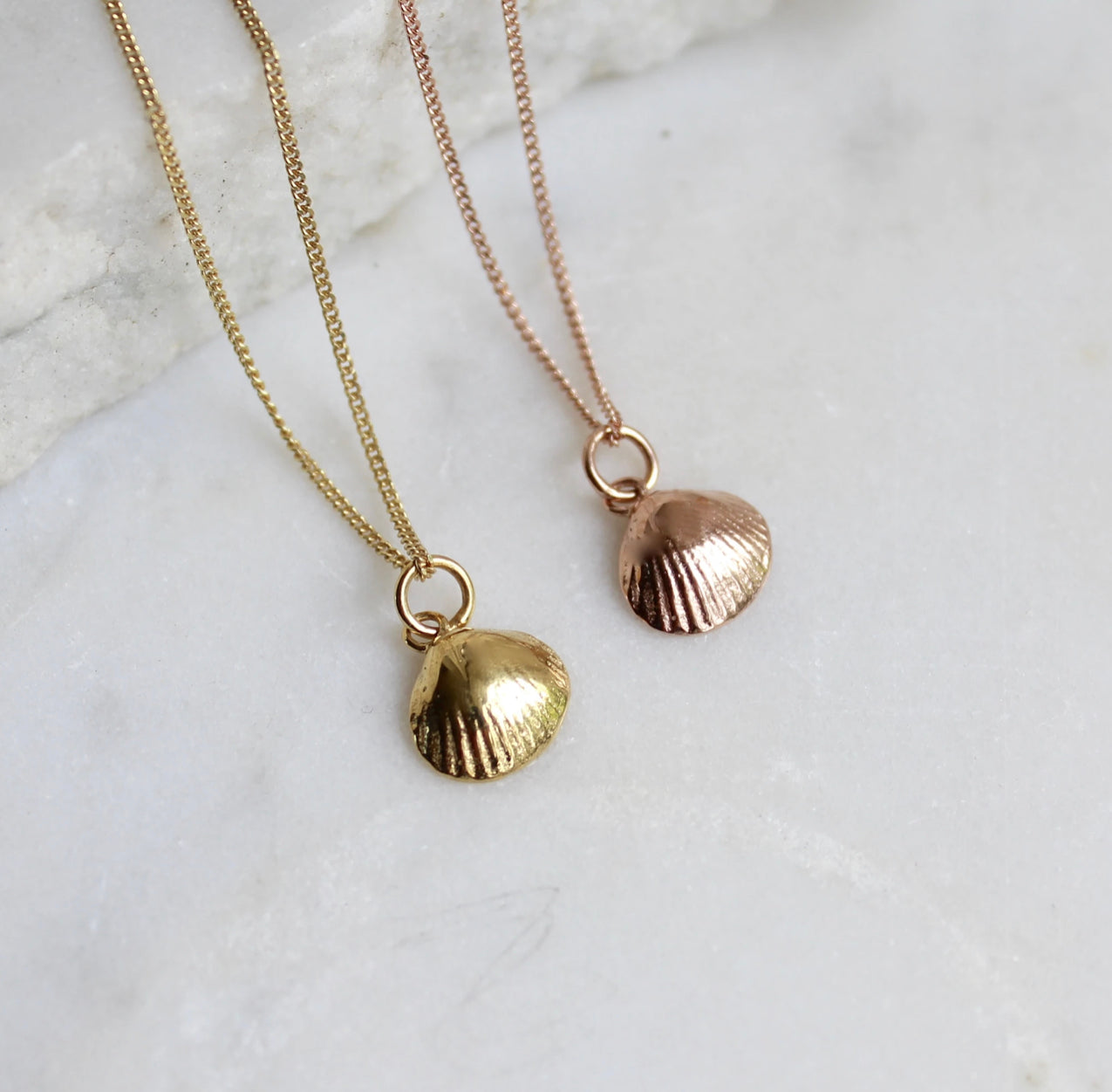 Small shell charm pendant