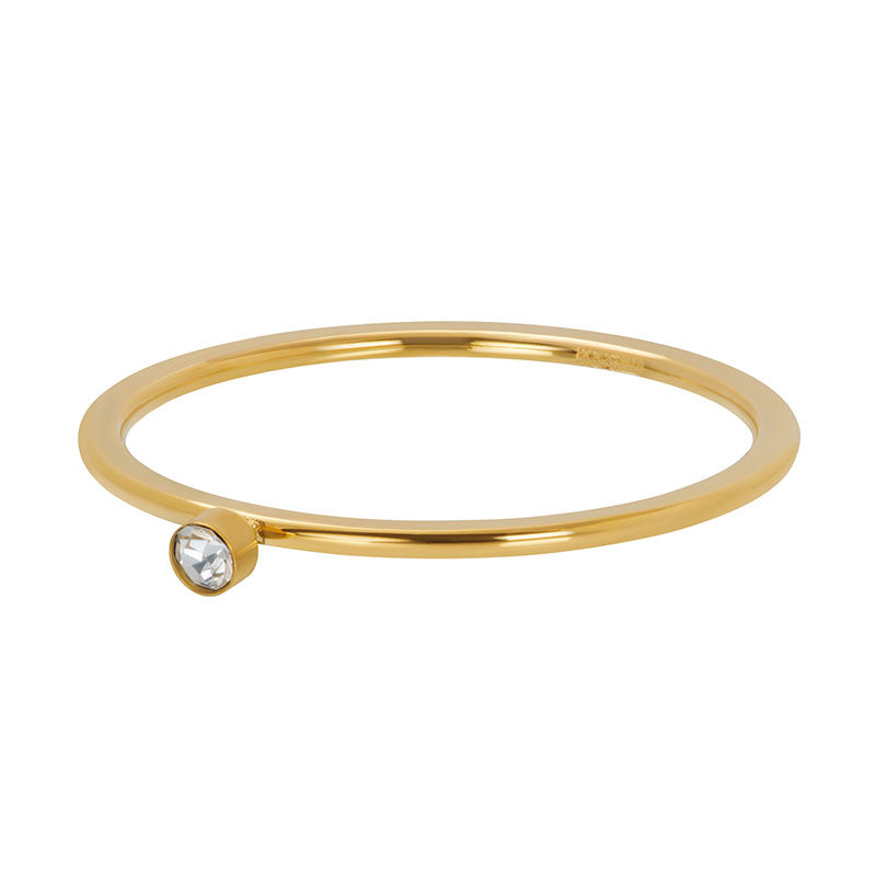 i.X.X.X.i infill ring Zirconia 1 stone - 3 colours - 1mm