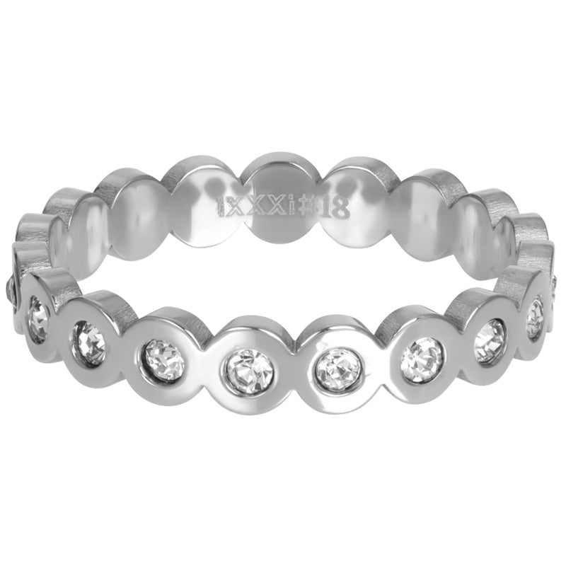 i.X.X.X.i infill ring Big Circle Stone - 3 colours - 4mm