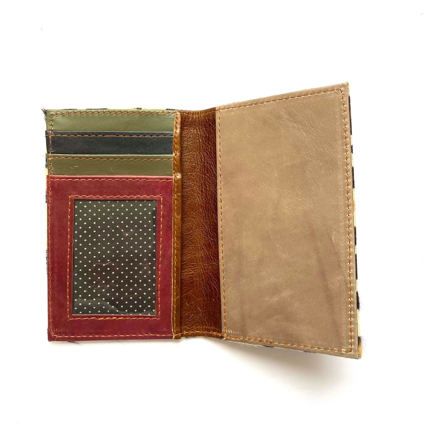 Leather Animal Print Wallet