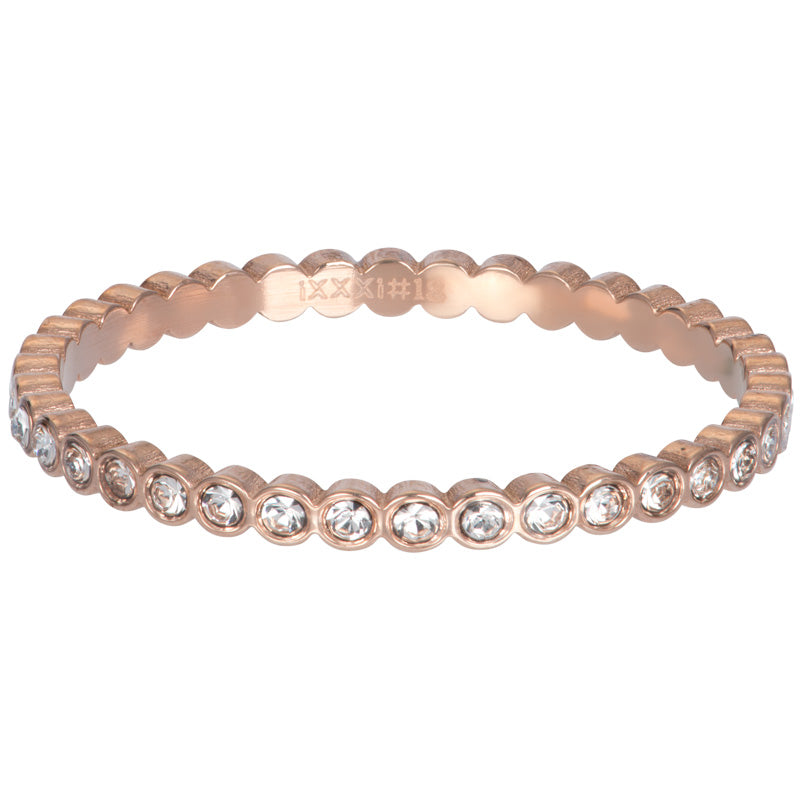 i.X.X.X.i infill ring Small Circle Stone - 3 colours - 2mm