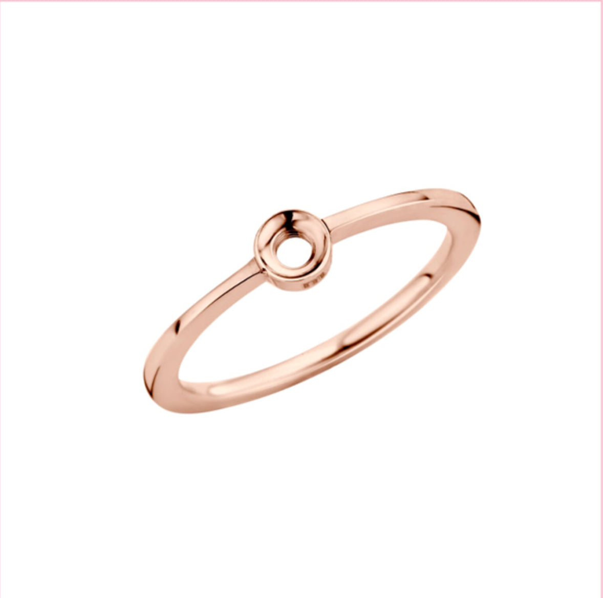 MelanO Ring Twisted Petite - Silver or Rose Gold