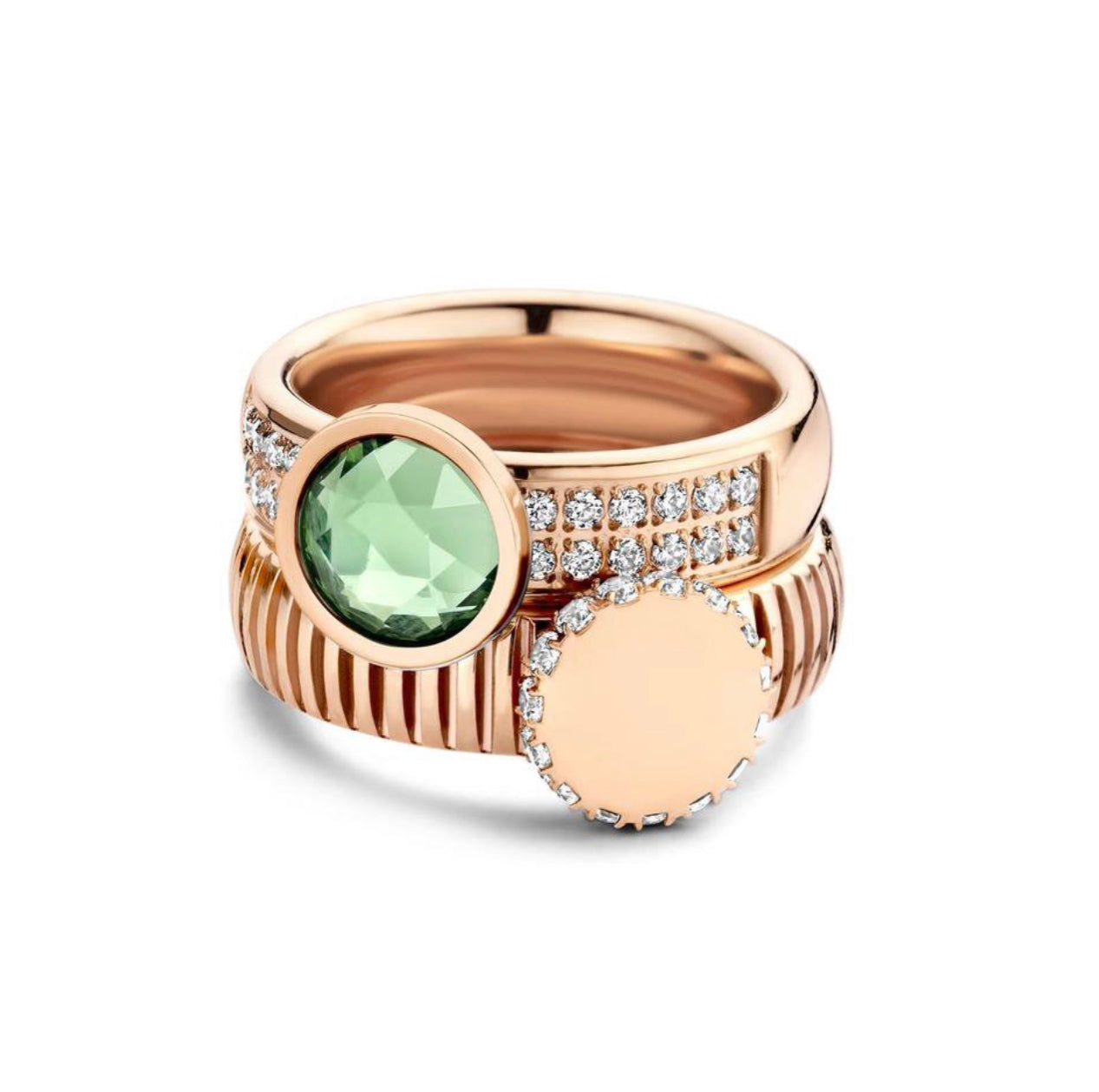 MelanO Ring Vivid Striped - Silver or Rose Gold