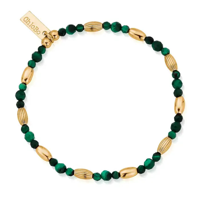 Chlobo Alternative Rice Malachite Bracelet
