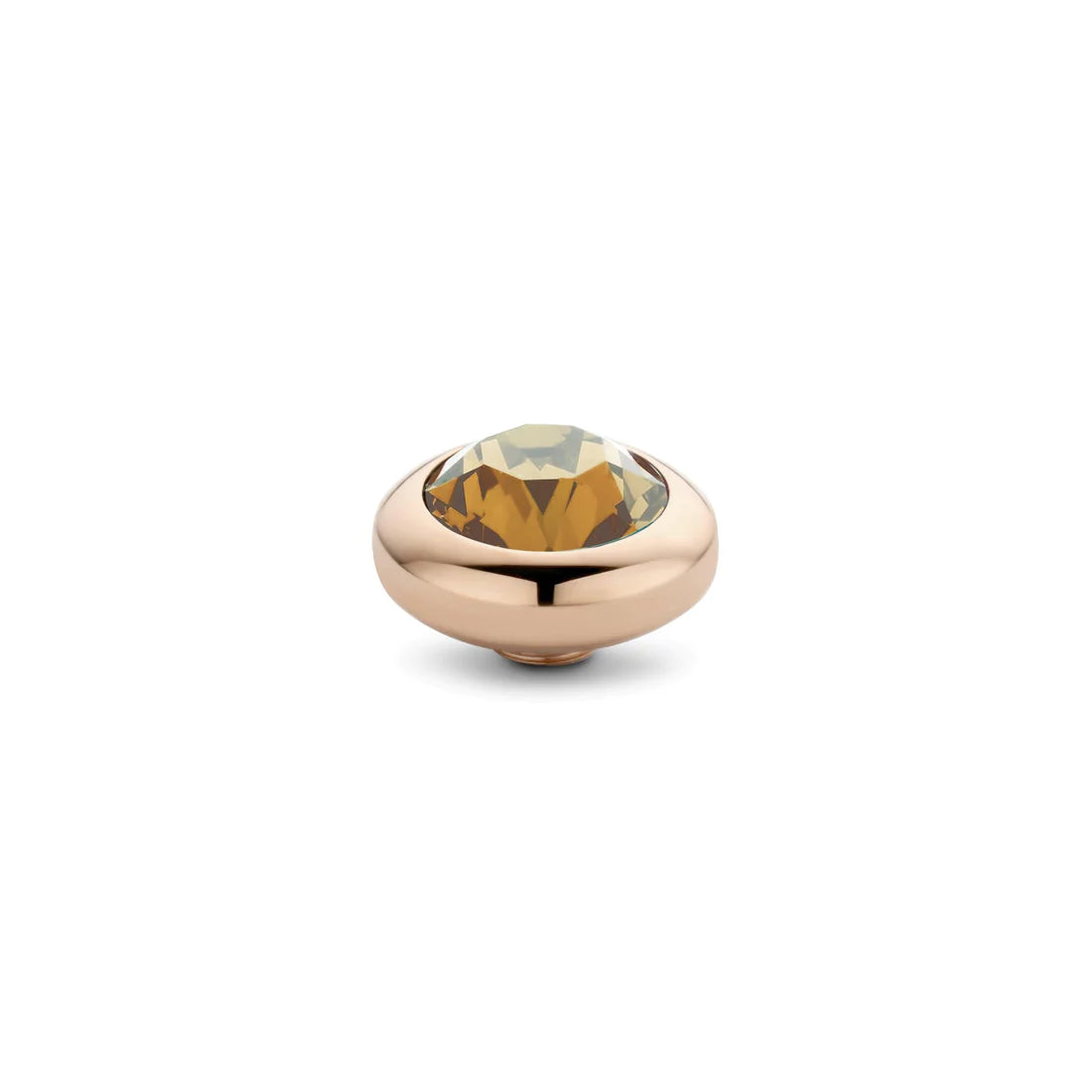 MelanO Vivid CZ Champagne 7mm - silver or Rose gold
