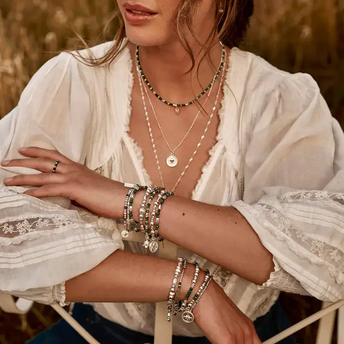 Chlobo Sparkle Malachite Bracelet