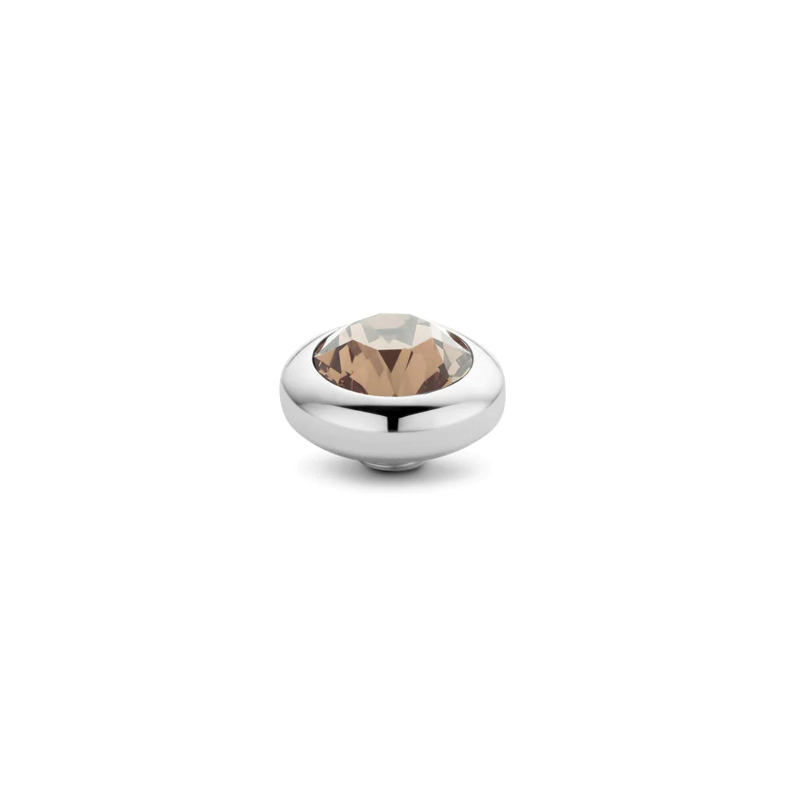 MelanO Vivid CZ Salmon 7mm - silver or Rose gold
