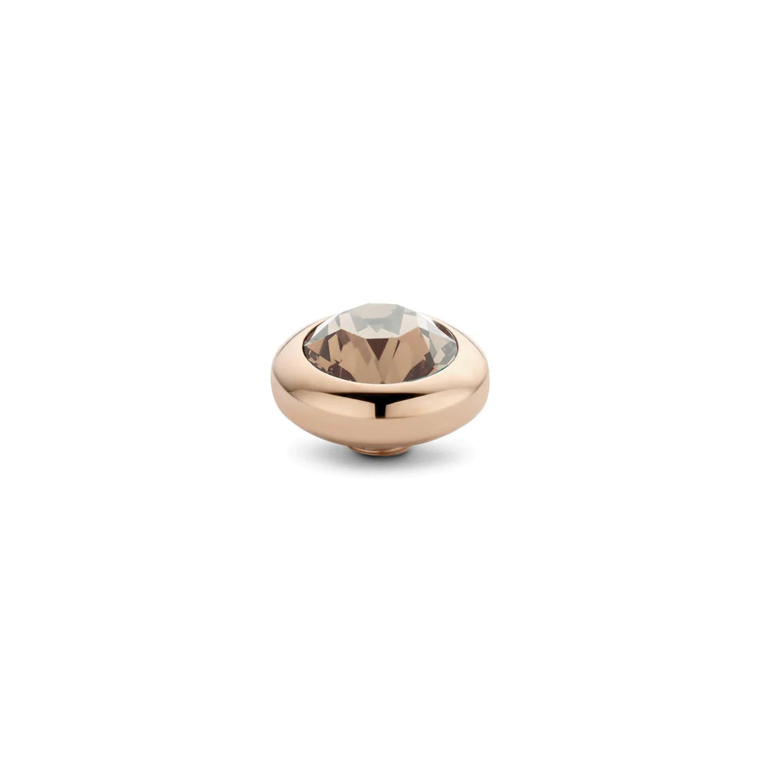 MelanO Vivid CZ Salmon 7mm - silver or Rose gold
