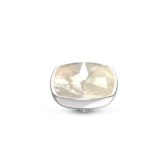 MelanO Circular White Opal - silver