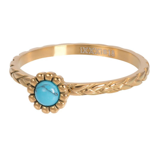 IXXXi turquoise inspired ring - silver, gold or rose gold