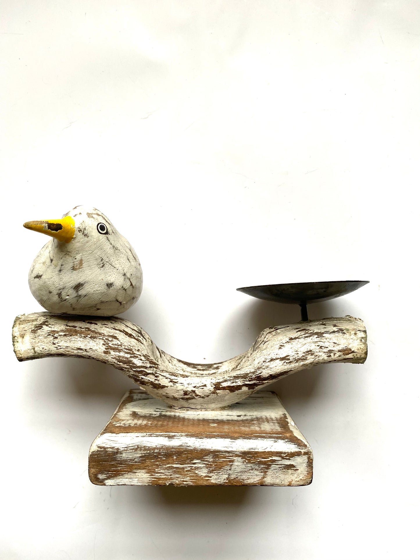 Wooden Seagull Tea Light  holder