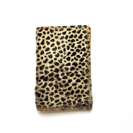Leather Animal Print Wallet