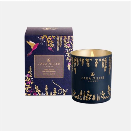 Sara Miller Soya Wax Candle - Amber Orchid and Lotus