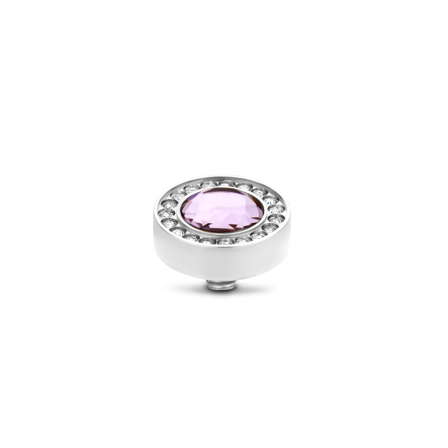 MelanO Halo CZ twisted - Light Rose - silver or Rose gold